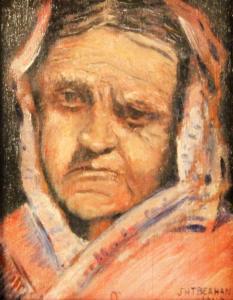 BEAHAN J.H.T,Connemara Widow,1949,Gormleys Art Auctions GB 2013-12-03