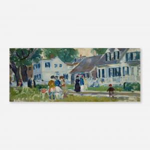 BEAL Gifford 1879-1956,Street Scene,Toomey & Co. Auctioneers US 2024-02-15