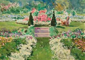 BEAL Gifford 1879-1956,Summer Garden with Gardener,1916,Christie's GB 2010-09-28