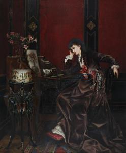 BEALE Sarah Sophia 1860-1889,The pleasures of art,1871,Bonhams GB 2012-03-06