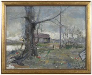 BEALL Cecil Calvert 1892-1967,The Old Barn,Brunk Auctions US 2021-05-18