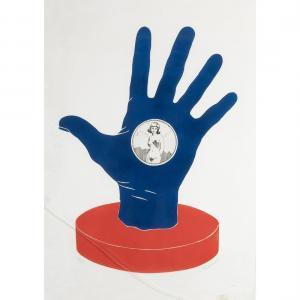 BEALL Dennis 1929,Hand with Nude,1967,MICHAANS'S AUCTIONS US 2022-12-17