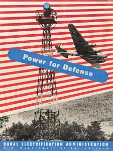 BEALL Lester Thomas 1903-1969,POWER FOR DEFENSE / RURAL ELECTRIFICATION ADMINI,1941,Swann Galleries 2021-05-13