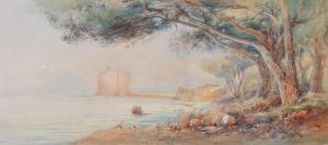 BEAN Ainslie H 1850-1890,Cannes from Île Sainte-Marguerite; Castle of Île S,Dreweatts GB 2021-01-27