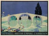 BEARD Freda,BRITISH EMPIRE EXHIBITION,1923,Swann Galleries US 2015-11-19