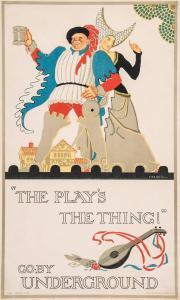 BEARD Freda,THE PLAY'S THE THING, London Underground,1924,Dreweatts GB 2015-03-20
