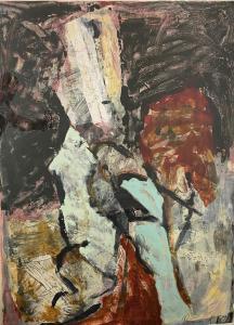 BEARD John 1943,Untitled Abstract,1987,Theodore Bruce AU 2023-11-27