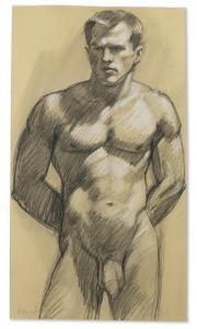BEARD Mark 1956,Standing Nude,1998,Swann Galleries US 2023-08-17