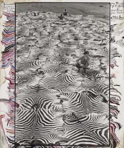 BEARD Peter 1938-2020,Zebra carpet & Ol Morani, Lariak Estate, Kenya,1960,Christie's GB 2013-11-16