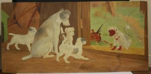 BEARD William Holdbrook 1823-1900,DOGS AT PLAY,Slawinski US 2019-09-15