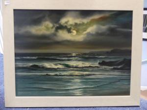 BEARDSLEY A,moonlit seascape,Chilcotts GB 2023-07-15
