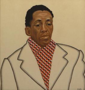 BEARDSLEY Annette,Portrait of a Black Man,Kodner Galleries US 2013-09-26