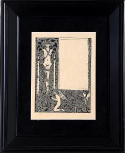 BEARDSLEY Aubrey 1872-1898,Salome (Border Design with Devil),1893,Ro Gallery US 2023-05-09
