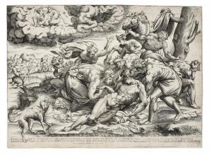 BEATRIZET Nicolaus,Morte di Meleagro (Piangesi qui di Meleagro il fat,1543,Gonnelli 2022-11-29