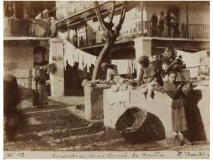 BEAUCHY EMILIO 1847-1928,Nº 183 Lavandera de un corral de Sevilla,Soler y Llach ES 2010-12-15