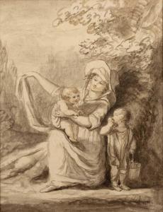 BEAUCLERK Lady Diana 1734-1808,Mother with children seated in a landscape,Mallams GB 2023-10-18