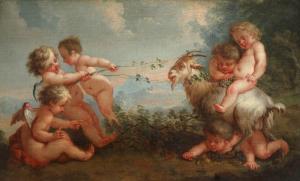 BEAUCLERK Lady Diana 1734-1808,Putti playing with a goat in a landscape,Woolley & Wallis 2021-08-11