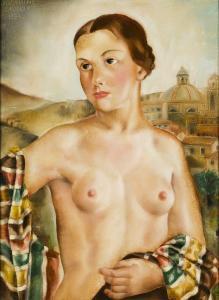 BEAUDOUIN Josephine 1909-2005,Nude in Italian Landscape,1934,Rosebery's GB 2020-12-09