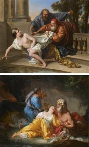 BEAUFORT Jacques Antoine 1721-1784,Suzanne et les vieillards,Tajan FR 2009-03-25
