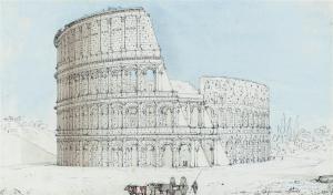 BEAUMONT Alfred 1830,The Colosseum, Rome,Christie's GB 2010-04-27