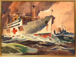 BEAUMONT Arthur Edwaine 1890-1978,U.S. Mercy Ship,California Auctioneers US 2023-05-21