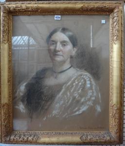 BEAUMONT Frederick,Portrait of Charlotte Julia Rennie,1908,Bellmans Fine Art Auctioneers 2017-09-05