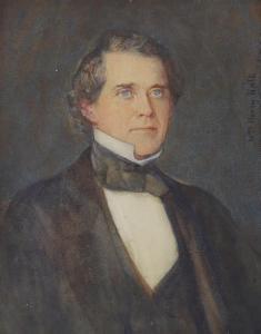 BEAUMONT Frederick Samuel,portrait of W.H Hall of Nassau, Bahamas,1817,Gorringes 2023-02-20