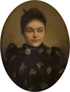 BEAUVOIS Eugènie 1800-1900,Portrait einer Dame im Oval,Hargesheimer Kunstauktionen DE 2018-03-17