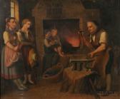 BEBIE Henry 1824-1888,The Blacksmith's Shop.,Skinner US 2008-07-12