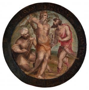 BECCAFUMI IL MECARINO Domenico 1486-1551,Saint Ignatius of Antioch Disemboweled by Trajan,Sotheby's 2024-02-01