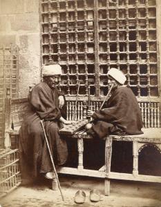 BECHARD Henri 1869-1890,Joueurs au Caire,Artprecium FR 2021-09-30