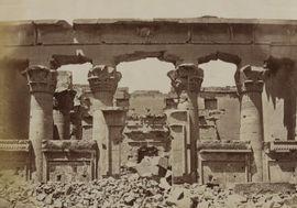 BECHARD Henri 1869-1890,Vue d'Egypte, Temple,1870,Daguerre FR 2021-11-23