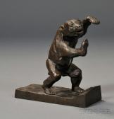 BECHER Hugo Emmanuel 1871-1942,Rampant Bear,Skinner US 2012-08-11