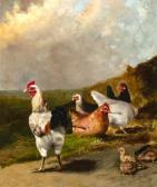 BECHTEL David B. 1895-1960,Chickens,Hindman US 2014-12-10