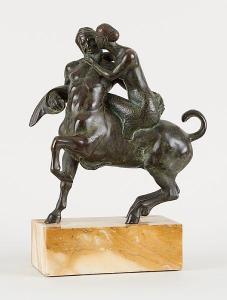 BECHTOLD Matthias 1886-1940,Centaure et sirène,Horta BE 2021-01-18