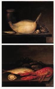 BECK Jacob Samuel 1715-1778,A turbot, a sardine, oysters, mussels and a stone ,Christie's 2000-05-09