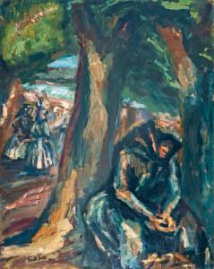 BECK Judit 1909-1995,Under the shady trees,1942,Nagyhazi galeria HU 2017-03-07