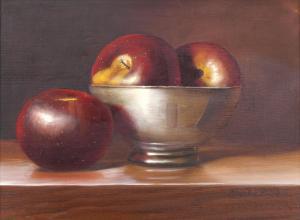 BECKER Charles,Still Life with Apples and Bowl,Clars Auction Gallery US 2018-11-17