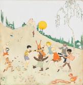 BECKER Charlotte 1907-1984,Two charming children's story illustrations,Swann Galleries US 2022-06-09