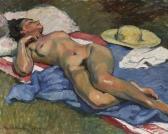 BECKER Claus 1902-1983,reclining nude,1939,Van Ham DE 2007-11-30