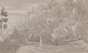 BECKER EDMUND 1790-1830,A River Scene with a Bridge,John Nicholson GB 2019-05-01