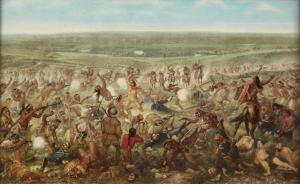BECKER F. Otto 1854-1945,Custer's Last Fight,1896,Bonhams GB 2014-09-23