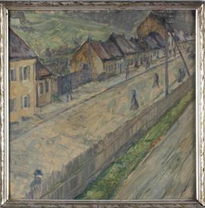 BECKER Franz Helmut 1894-1952,Straßenzug,1919,DAWO Auktionen DE 2017-07-01