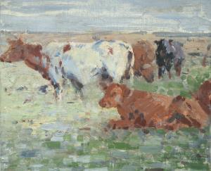 BECKER Harry 1865-1928,Cattle in a field,Bonhams GB 2014-11-18