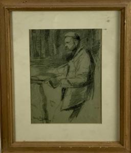 BECKER Harry 1865-1928,seated figure,Reeman Dansie GB 2023-03-19