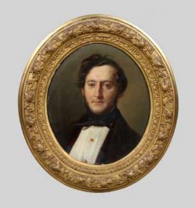 BECKER Josiane,Portrait eines jungen Herrn,1852,Arnold DE 2012-09-01