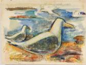 BECKER Maurice 1889-1975,Seagulls,1944,Ripley Auctions US 2023-10-07