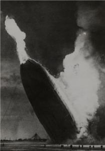 BECKER Murray 1909-1986,Hindenburg in Flames,1937,Shapiro AU 2012-04-03