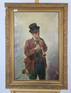 BECKER 1900-1900,old men playing musical instruments,20th century,Halls GB 2019-09-04