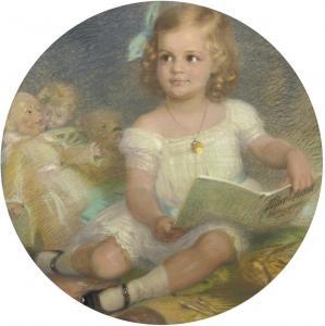 BECKER Paul 1920,A little girl and her dolls,Christie's GB 2008-09-09